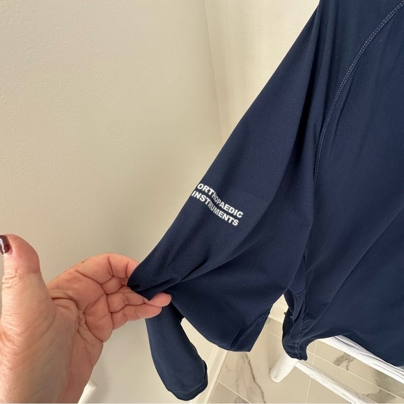 Levelwear Men’s Stryker Navy Quarter Zip Pullover Top SZ XL - Picture 6 of 11